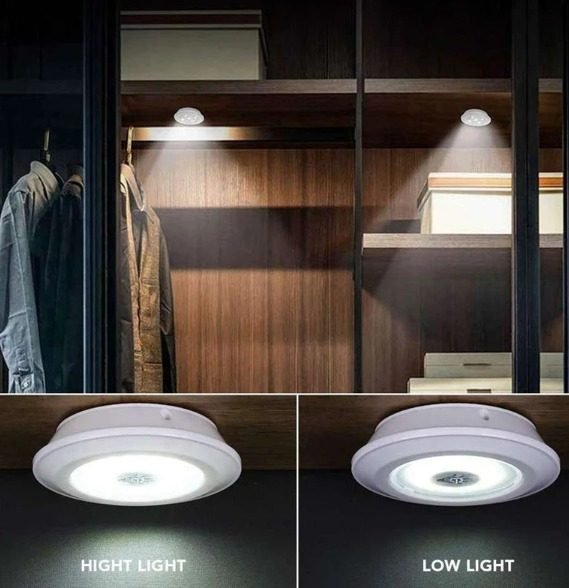 LAMPARA LUZ LED SET POR 3 CON CONTROL