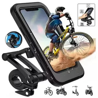 SOPORTE DE CELULAR IMPERMEABLE MOTO BICI